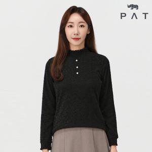 [PAT] 레이스 목크넥 블라우스_1J85401