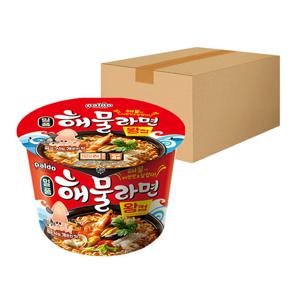 팔도 일품 해물라면 왕컵 110g 16개