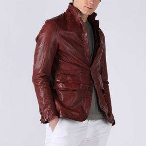 [택가995000원] 빠니깔레 와이어 양가죽 싱글 자켓 F-HLJP01