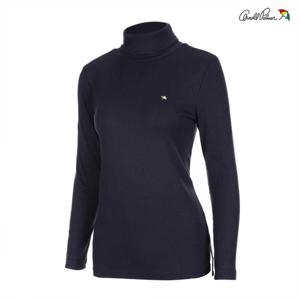 [아놀드파마]아놀드파마 여성 골지 터틀넥 니트 네이비