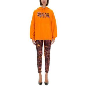 베르사체 진스 꾸뛰르   후드 티셔츠 SS25 78HAIC05CF00C565 5622681 ORANGE