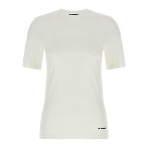 질샌더   반팔 티셔츠 SS25 J40GC0146J45031100 5224941 White