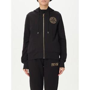 베르사체 진스 꾸뛰르   후드 티셔츠 SS25 78HAIT00CF01T G89 5660494 Black