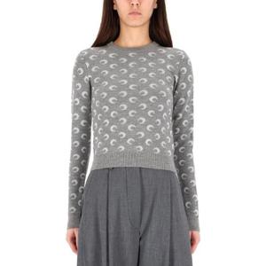 마린세르   맨투맨 FW25 WTK014BCKNI0530GR60 6580381 GREY