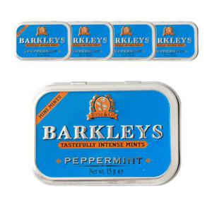 [특가 무료배송] 정가 15000원 바클리즈 무설탕 미니 페퍼민트틴 15g x 5개