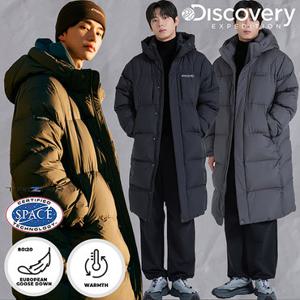 [백화점]디스커버리 이월할인 남성 베른 구스다운 세미오버핏 롱패딩 DMDJ6C046