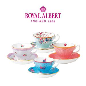 [로얄알버트]캔디컬렉션 커피잔 4인조 세트