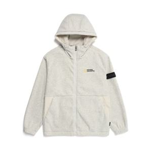 내셔널지오그래픽 N224MFT750 아르케 마이크로플리스 집업 IVORY