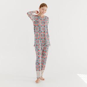 라페어 코랄 플라워 수딩웜 애니웨어 상하의세트 LWJLAST0117-CF