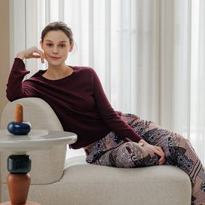 라페어 퍼플 수딩웜 애니웨어 일자팬츠 LWJJAPT0087-PU