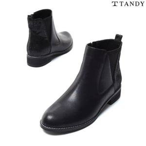 [탠디] 여성 앵클 부츠 (굽 3CM) J1482A_BLACK 블랙
