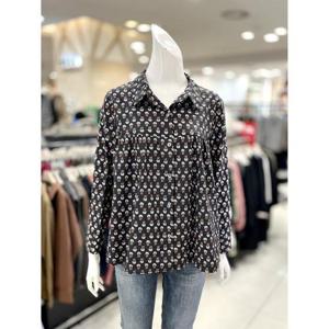 소고 세이브존01 꽃무늬 면 블라우스 AJ3BA10