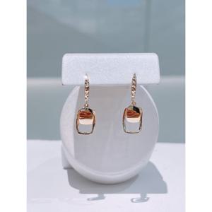 미니골드 14K 베르 스퀘어 귀걸이 EETM4561