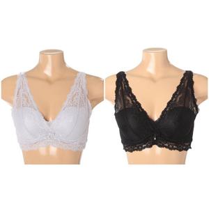 [비비안(언더웨어)]저중심라인 들뜸없고 와이어압박감없는 자카드 자수브라BR953A