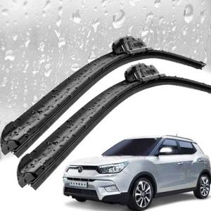 와이퍼 티볼리 와이퍼세트 무관절 실리콘 600mm400mm 와이퍼교체