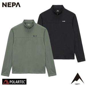 [네파][티셔츠 남성티셔츠](7K15402) 남성 파인더 폴라텍 파워그리드 긴팔 집업티셔츠