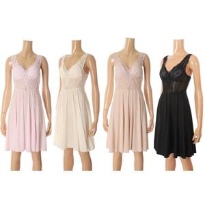 [비비안(언더웨어)][컵내장 풀슬립]속비침이없고 부드러운 컵내장 풀슬립 FS1850A