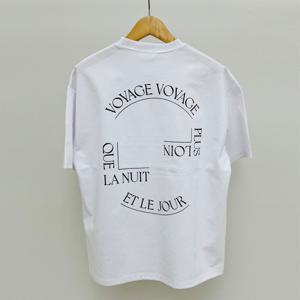 [리빌모아]남자 보야지 반팔티 티셔츠 RB-TSH-Q021-화이트