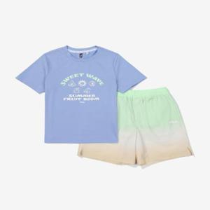 [휠라키즈]물놀이 그라데이션 셋업 (FK2FSF2W01M_LBU)