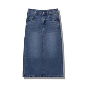 [지프]여성) 데님 롱 스커트 청 치마 JP2DSF001