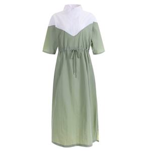 샵앤) 빅토리 아노락 스트링 반집업 롱원피스 SS-WDR-2351-카키