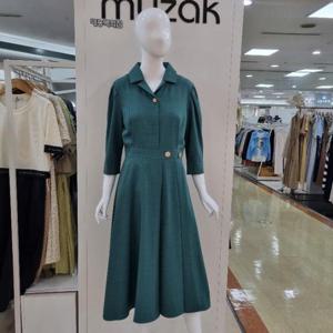 무자크 DP01 금장버튼 원피스 Mo7wop01