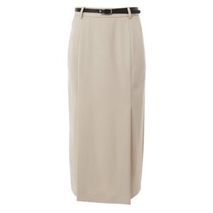 [에이비에프지]앞트임포인트 H라인벨티드롱스커트 APY5HS01G