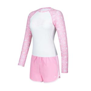 여성 크램 라운드넥 래쉬가드 세트LS2E921_PK