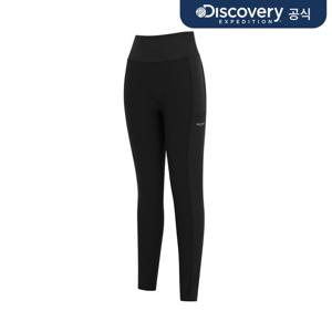 디스커버리 여성 우븐 하이브리드 기모레깅스 (BLACK) DWLG93046-BKS