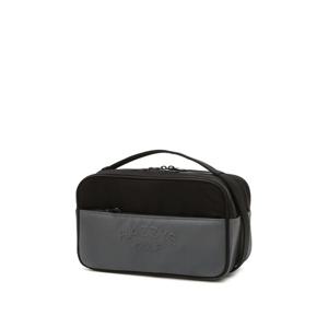 헤지스 골프 24FW 블랙 남녀공용 컬러배색 파우치 HUBA4F904BK