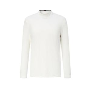 헤지스 골프 24FW 화이트 남성 기본 베이스레이어 HUTS4C617OW