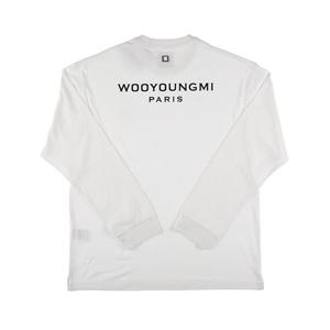 우영미 W243TS17 712W 백로고 남성 긴팔티