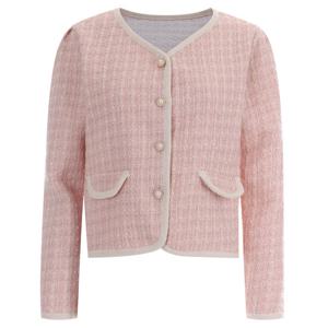 샵앤) 멜로 여성 단추Y오픈 트위드자켓  PIC-WJK-11815-핑크