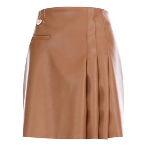 샵앤) 여성 골프 레더 속바지 미니 스커트 NS-WSK-20018-카멜