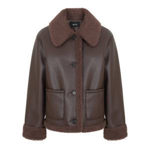 [에이비에프지]카라넥 레더 무스탕 재킷 APY4FFM3K