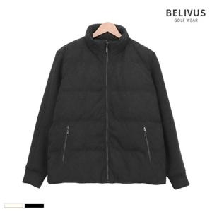 빌리버스 겨울 골프웨어 남성 오리털 점퍼 니트 패딩 BBLT034