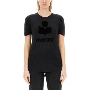 이자벨마랑에뜨왈 콜디 리넨 티셔츠 TS0004FA A1N09E01BK