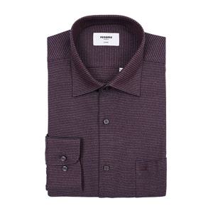 [레노마(셔츠)]위사 스트라이프 기모 긴소매 일반핏 RNWSG0031PU