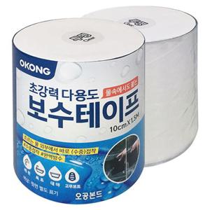 오공 초강력 다용도 보수 테이프 투명 10cm x 1.