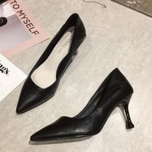 7cm 스틸레토 하이힐 여자 펌프스 구두 오피스 정장