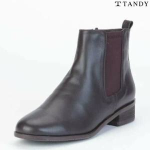 탠디  여성 앵클 부츠 (굽 2.5CM) 716728_K-039 브라운