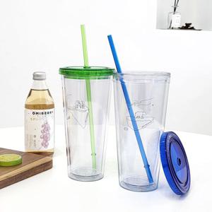 꼼꼬미 포어스 리유저블컵 대용량 빨대 텀블러 콜드컵