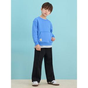 [빈폴키즈] 저지 와이드 팬츠 블랙 (BI5121U035)