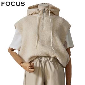 [포커스]울혼방 후드 조끼_FW4J3VT3095