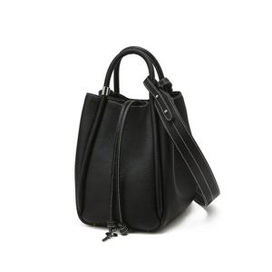[헤지스핸드백] 클래식 블랙 레더 토트겸 숄더백 L HIBA5E184BK