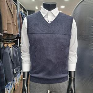 런던포그 HL01 플레인 브이넥 니트 베스트 Lnfna50z