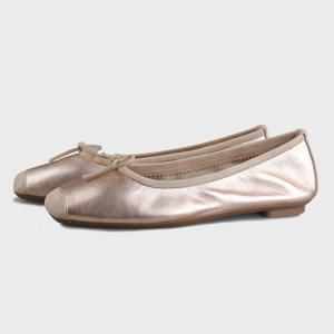 흐꺙 하모니 에끌라 발레리나 플랫 무광 가죽 HA_TT-00050-ROS