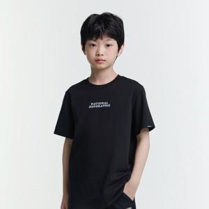 [내셔널지오그래픽키즈] K252UTS901 베이직 반팔티 CARBONBLACK