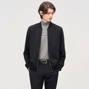 [링스] [25SS] 로고 펀칭 블루종 점퍼 L11E1JP331_BK