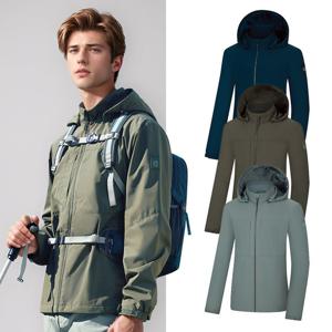 콜핑 남성 봄 생활방수 방풍 2Layer 안감 등산 후드 바람막이 자켓 KSC634VJ0M